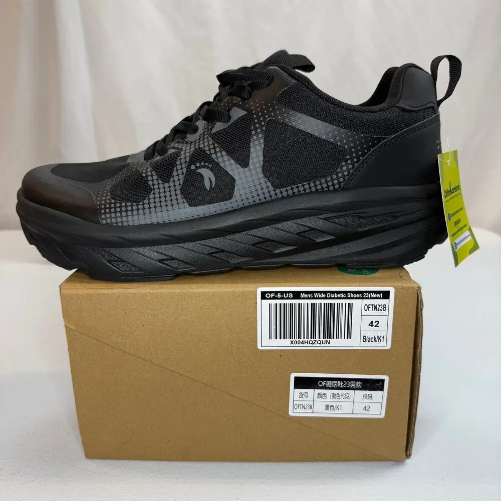 Men’s Size 9 (EU 42) OrthoComfoot WIDE Diabetic Orthopedic Walking Shoes